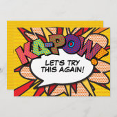 Save The Date Report du changement de date de la bande dessinée  (Devant / Derrière)