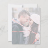 Save The Date Report du changement de date de mariage (Dos)