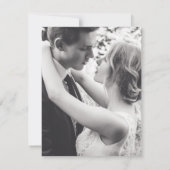 Save The Date Report du changement de date de mariage (Dos)