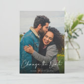 Save The Date Report mariage Modifier la date QR CODE (Debout devant)