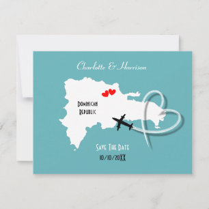 Save The Date République Dominicaine mariage Enregistrer La Date