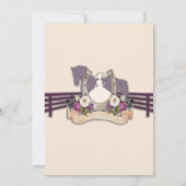 Save The Date Reserva La Fecha Quinceanera Pink Charra, Purple (Dos)