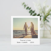 Save The Date Reserva La Fecha Retro Instant Photo Espagnol (Debout devant)