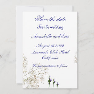 Save The Date Réservez la date