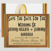 Save The Date Réservez la date (Devant / Derrière)