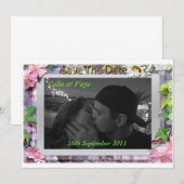 Save The Date Réservez la date (Devant / Derrière)