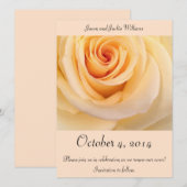 Save The Date Réservez la date! Rose Creme (Devant / Derrière)