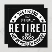Save The Date Retired (Devant / Derrière)