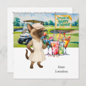 Save The Date Retraite de golf pour l'invitation des Amoureux de (Devant / Derrière)