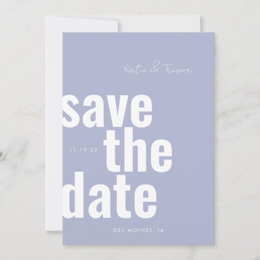 Save The Date Rétro Enregistrer les dates Enregistrer la date (Devant)