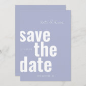 Save The Date Rétro Enregistrer les dates Enregistrer la date (Devant / Derrière)