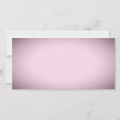 Save The Date Retro Pink Vignette Photo Collage Film Strip (Dos)