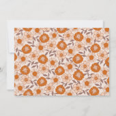 Save The Date Retro Seventies Arched Photo Boho Enregistrer la d (Dos)