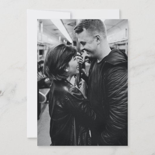 Save The Date Retro Vibrant Jaune Art Déco Editorial Chic Photo (Dos)