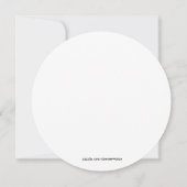 Save The Date Retro Vinyl Enregistrez votre photo Enregistrer la (Dos)