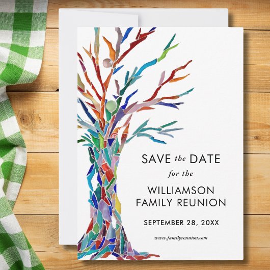 Save The Date Réunion de l'arbre familial