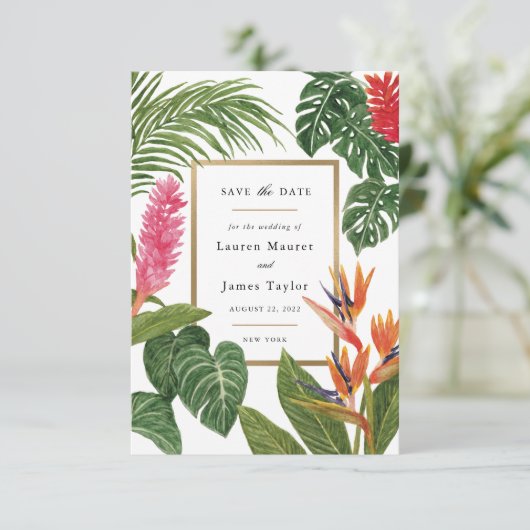 Save The Date Rêve Tropical (Debout devant)