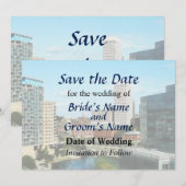 Save The Date RI- Providence RI Skyline (Devant / Derrière)