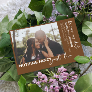 Save The Date Rien De Fancy Just Love Retro Color
