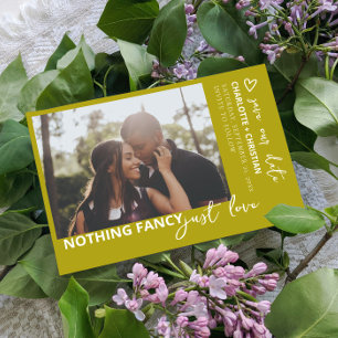 Save The Date Rien De Fancy Just Love Retro Color
