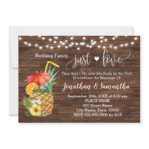 Rien de fantaisie Juste Amour Eloped Pool Invitati