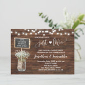 Save The Date Rien de fantaisie, juste un mariage intime et occi (Debout devant)