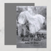 Save The Date Robe de mariée Enregistrez la date (Devant / Derrière)