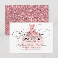 Robe de Parties scintillant or Rose fille Sweet 16