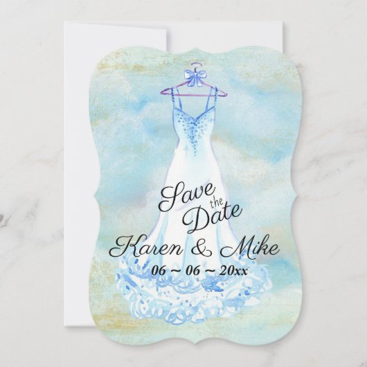 Save The Date Robe mariage (Devant)