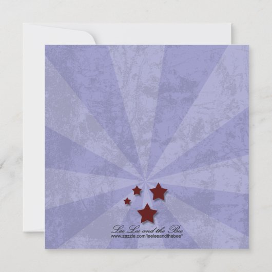 Save The Date Rockabilly Mariage, 5.25x5.25 enregistrer la date (Dos)