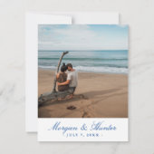 Save The Date Rockport Maine Photo Enregistrer la date - Penobsc (Dos)