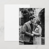 Save The Date Romance Date à retenir (Devant / Derrière)