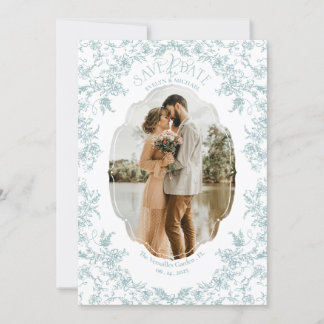Save The Date Romance Floral Chinoiserie Classique Quelque Chose