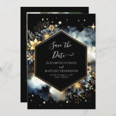 Save The Date Romance Mariage céleste imprimable (Devant / Derrière)