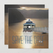 Save The Date Romance sur le lac Sauvez la date (Devant / Derrière)
