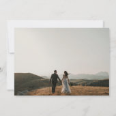 Save The Date Romantic Baroque Ornate Frame Photo (Dos)