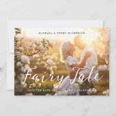 Save The Date Romantic Magic of Love Photo Wedding Anniversary (Devant)