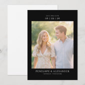 Save The Date Romantic Natural Photo (Devant / Derrière)