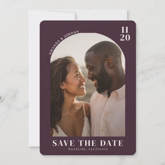 Save The Date Romantic Photo (Devant)