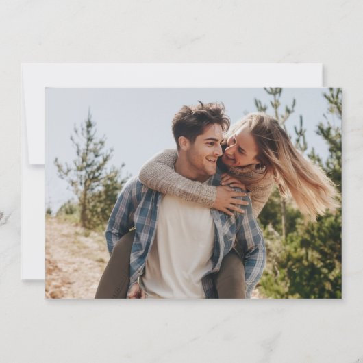 Save The Date Romantic Rose and Champagne Boho Chic (Devant)