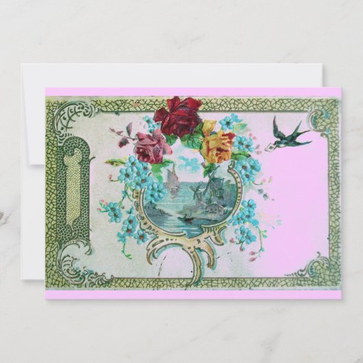 Save The Date ROMANTICA 3, or rose métallique (Devant)