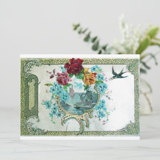 SAVE THE DATE ROMANTIQUE 3 (Debout devant)