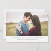 Save The Date Romantique Script Photo Collage Enregistrer La Dat (Dos)