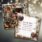 Save The Date Romantique Steampunk Mariage personnalisé