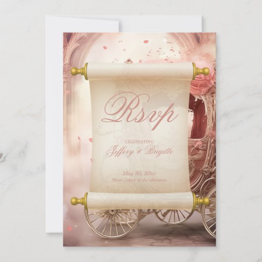 Save The Date Romantique vintage sifflet mariage rsvp (Devant)