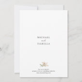 Save The Date Rome Italie Colisée Destination Mariage (Dos)