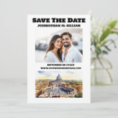 Save The Date Rome mariage aquarelle attractions photo (Debout devant)