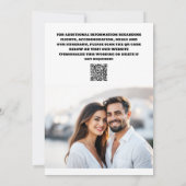 Save The Date Rome mariage enregistrer la date moderne aquarelle (Dos)