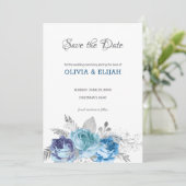 Save The Date Rose bleu (Debout devant)