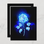 Save The Date Rose bleu brûlant (Devant / Derrière)